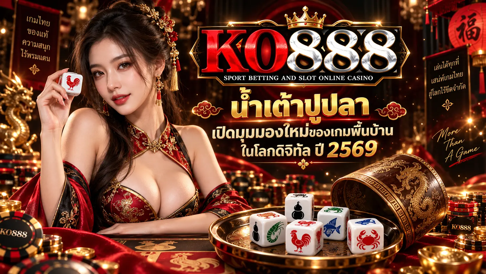 KO888 น้ำเต้าปูปลา เปิดมุมมองใหม่ ของเกมพื้นบ้านในโลกดิจิทัล 2569